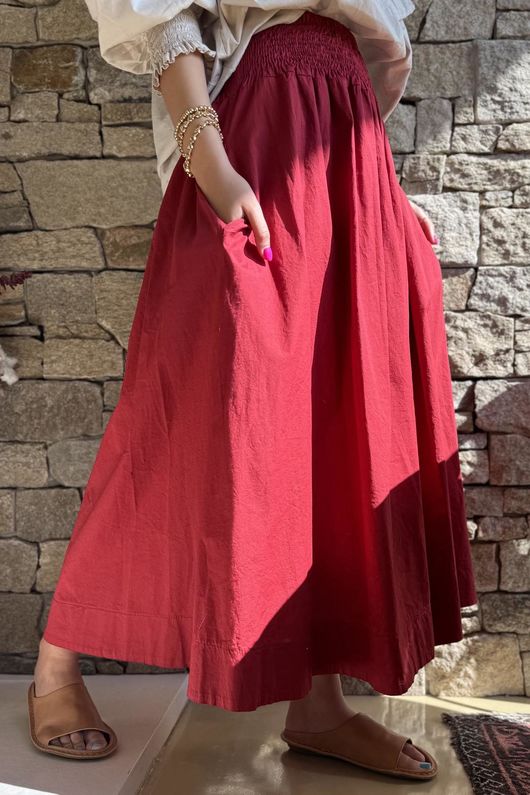 Paloma Ripley Skirt Sangria